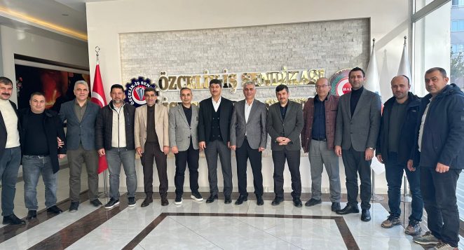 Özçelik-İş Sendikası İskenderun Şubesi’ne Hayırlı Olsun Ziyareti