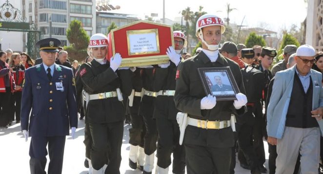 ŞEHİT TALAT OKUR SON YOLCULUĞUNA UĞURLANDI