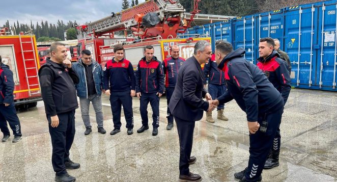 Belen Belediye Başkanı İbrahim Gül’den Hatay İtfaiyesine Ziyaret