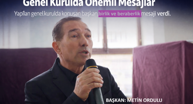 İSKENDERUN MADENİ İŞLER ODASI BAŞKANI METİN ORDULU: SEN BEN YOK BİZ VARIZ!