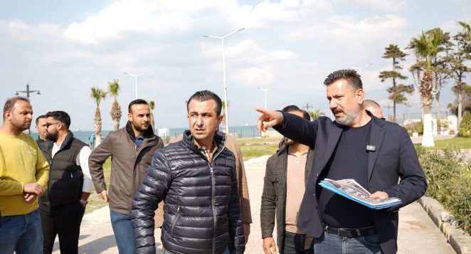 BAŞKAN ÜSTÜN’DEN ESTETİK BİR HAMLE DAHA: KARAAĞAÇ SAHİL YÜRÜYÜŞ YOLU