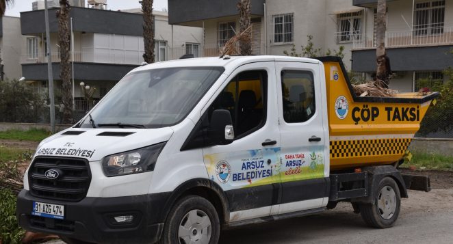 ARSUZ BELEDİYESİ’NDEN TEMİZLİKTE YENİ DÖNEM: ÇÖP KONTEYNERİ YIKAMA VE “ÇÖP TAKSİ” HİZMETİ BAŞLADI