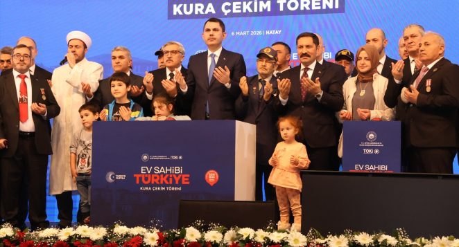 HATAY’DA YÜZYILIN KONUT PROJESİ’NİN KURA ÇEKİMİ YAPILDI