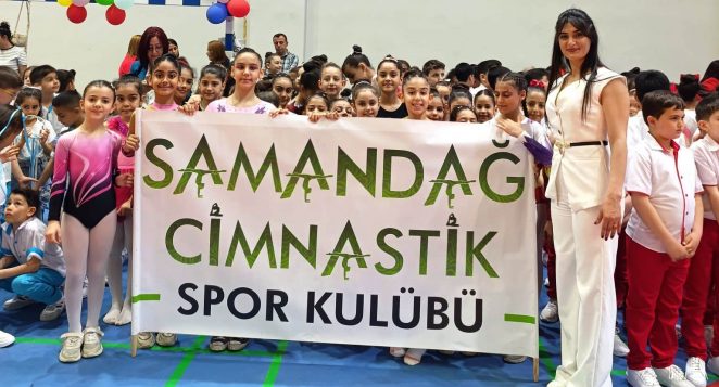 SAMANDAĞLI MİNİK CİMNASTİKÇİLER 23 NİSAN’A DAMGA VURDU
