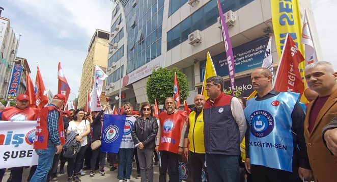 İskenderun’da Eğitim-Sendikalarından Eğitim Sendikalarından Ortak Tepki: “Güvenli Eğitim Ortamı İstiyoruz”