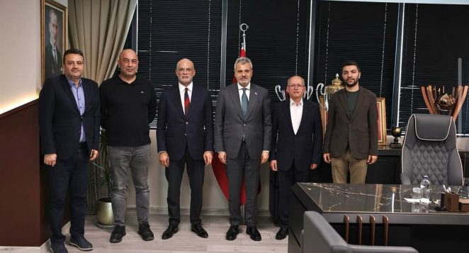 ANTAKYA OSB’DEN BAŞKAN ÖNTÜRK’E ZİYARET: SANAYİ VE İŞ BİRLİĞİ GÜNDEMDE