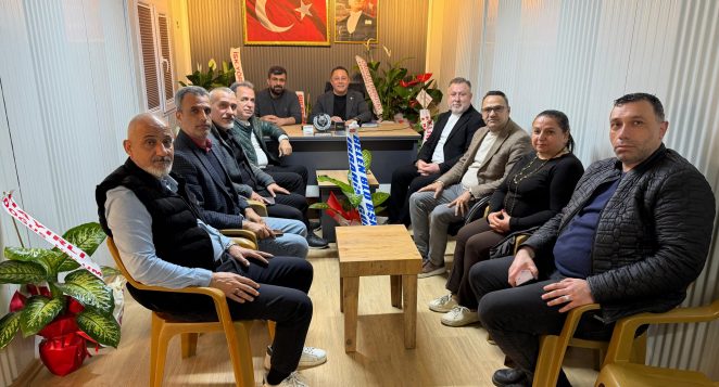 GAZETECİLERDEN FATİH GÜNEŞ’E HAYIRLI OLSUN ZİYARETİ