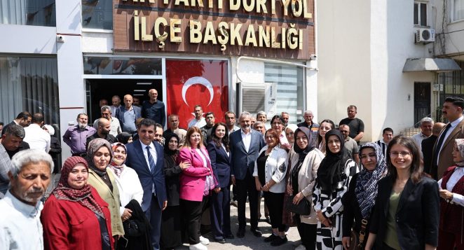BAŞKAN ÖNTÜRK DÖRTYOLLU MUHTARLARLA BULUŞTU