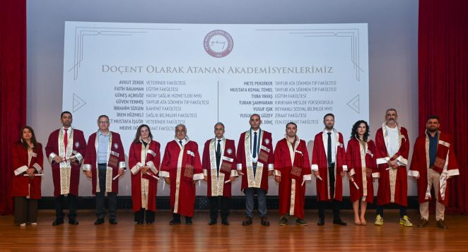 MKÜ ‘de Gurur Günü: Akademik Atama, Yükselme ve Başarı Ödül Töreni