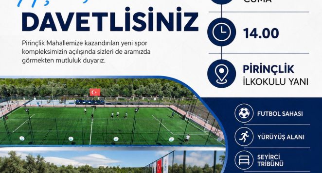 Arsuz Belediyesi’nden Pirinçlik Sosyal Tesis Açılışı