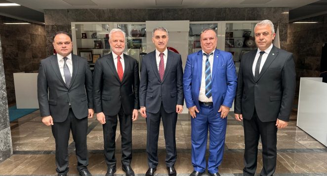 İTSO Heyeti YSK Başkanı Serdar Mutta’yı Ziyaret Etti
