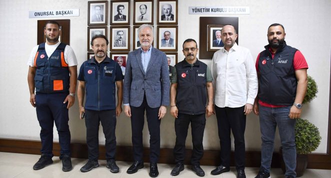 AFAD Hatay İl Müdürü Taner Bayındır’dan İTSO’ya Ziyaret