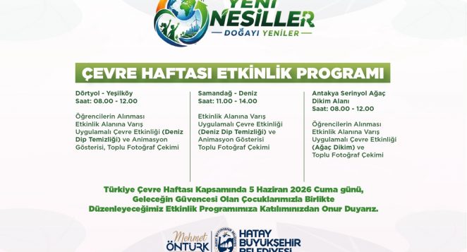 HBB’DEN ÇEVRE HAFTASI’NA ÖZEL ANLAMLI ETKİNLİKLER