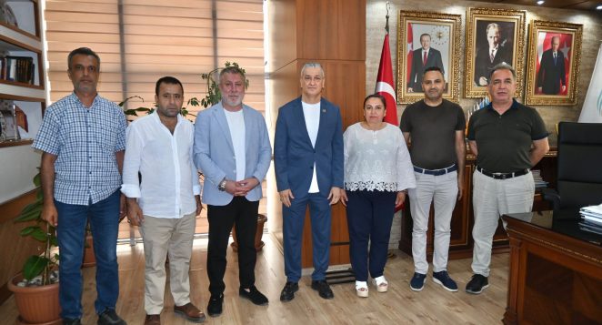 İskenderun Gazeteciler Cemiyeti’nden Belen Belediye Başkanı İbrahim Gül’e Umre Dönüşü Ziyareti
