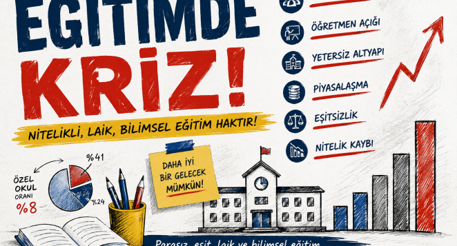 Eğitim Sen İskenderun Şube Başkanı Ünsal: Eğitimde Yapısal Sorunlar Derinleşiyor