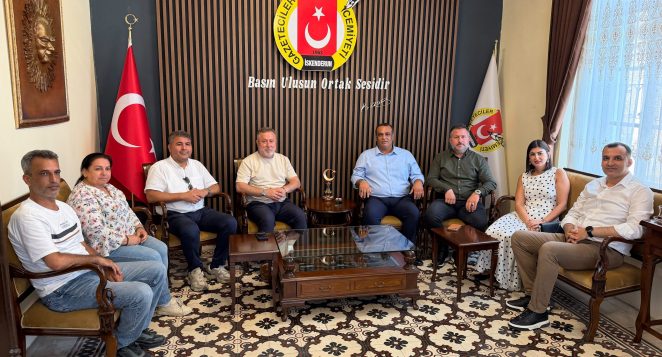 TÜRDEM’DEN İSKENDERUN GAZETECİLER CEMİYETİ’NE ZİYARET