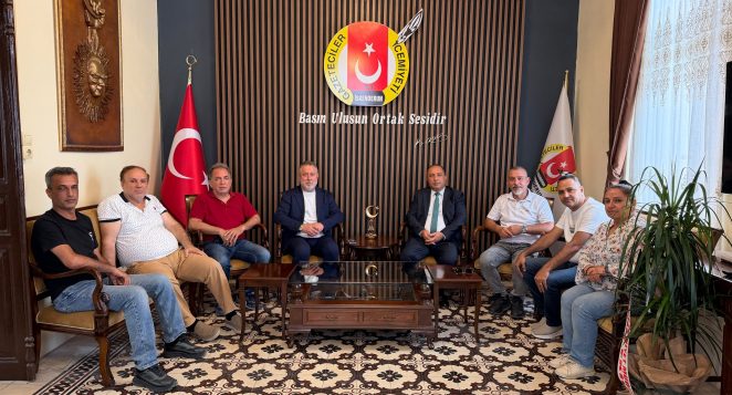 EMNİYET MÜDÜRÜ ERTUĞRUL EKİCİ’DEN İSKENDERUN GAZETECİLER CEMİYETİ’NE ANLAMLI ZİYARET