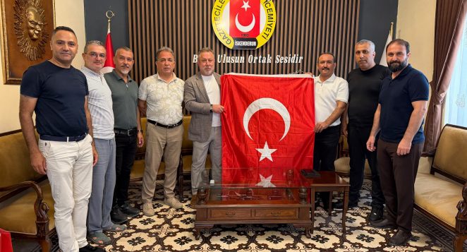 İskenderun Belediyesi Basın Müdürü Serdar Doğru’dan İGC’ye Nezaket Ziyareti