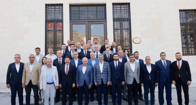 BİNALİ YILDIRIM’DAN BAŞKAN ÖNTÜRK’E ZİYARET