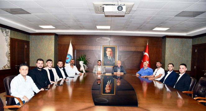 HATAY GENÇ MÜSİAD YÖNETİMİNDEN İTSO’YA ZİYARET