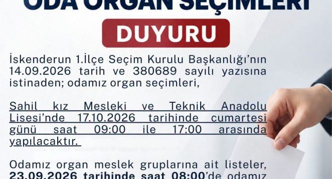 İTSO Seçim Takvimi ve Detayları