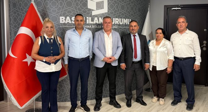 İskenderun Gazeteciler Cemiyeti’nden BİK Adana Bölge Müdürü Çetin Oranlı’ya Ziyaret