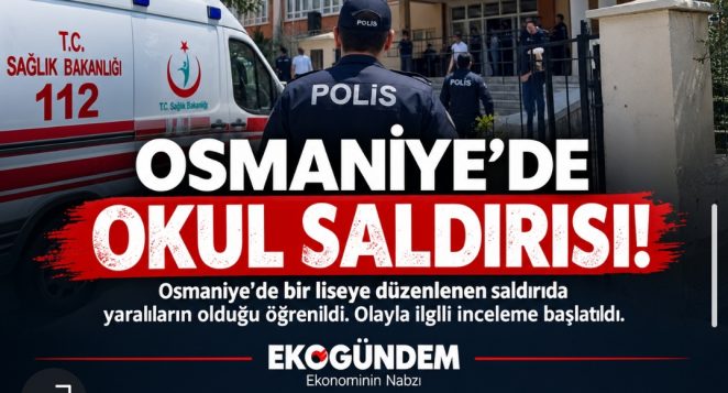 Osmaniye’de Okul Bahçesinde Silahlı Saldırı: Öğretmen Hayatını Kaybetti