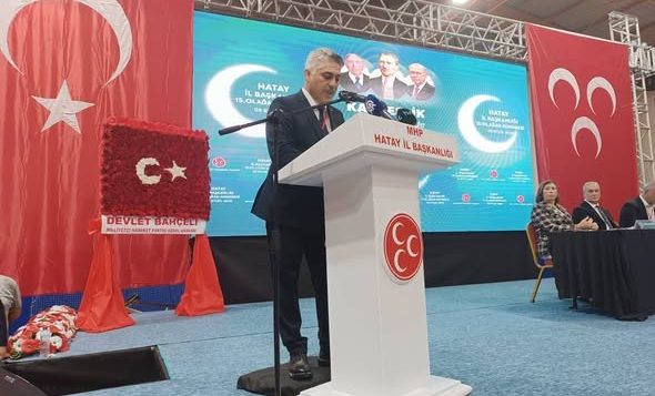 MHP HATAY’DA GÜVEN TAZELEDİ: METİN TAŞÇI YENİDEN İL BAŞKANI
