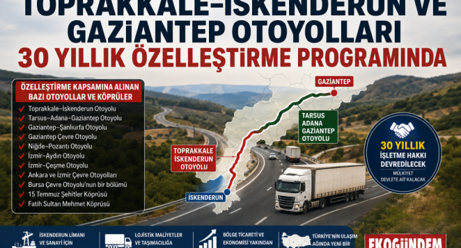 Hatay-Gaziantep Ekonomisini İlgilendiren Otoyol Kararı: 30 Yıllık Özelleştirme
